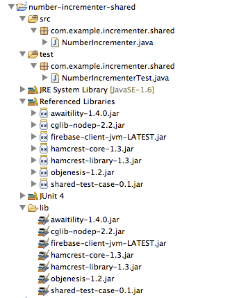 Shared project structure