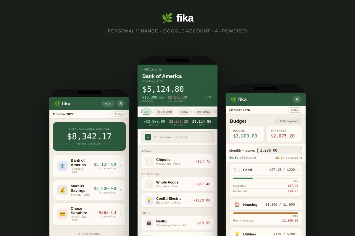 Personal Finance App screenshot