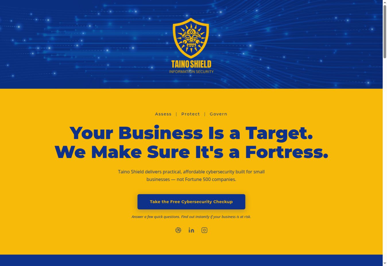 Cybersecurity Company screenshot