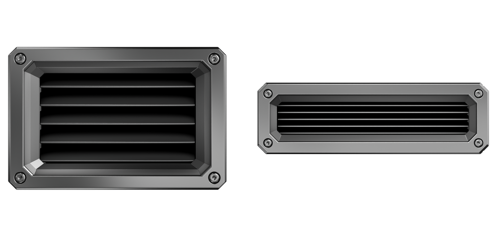 Vent decals close-up