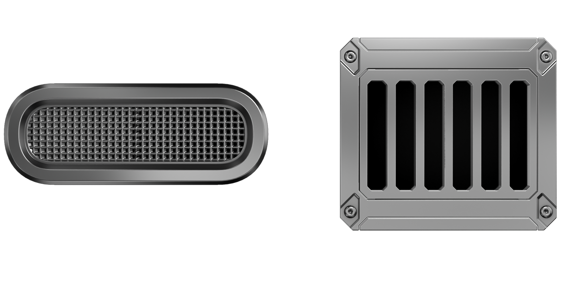 Vent decals close-up
