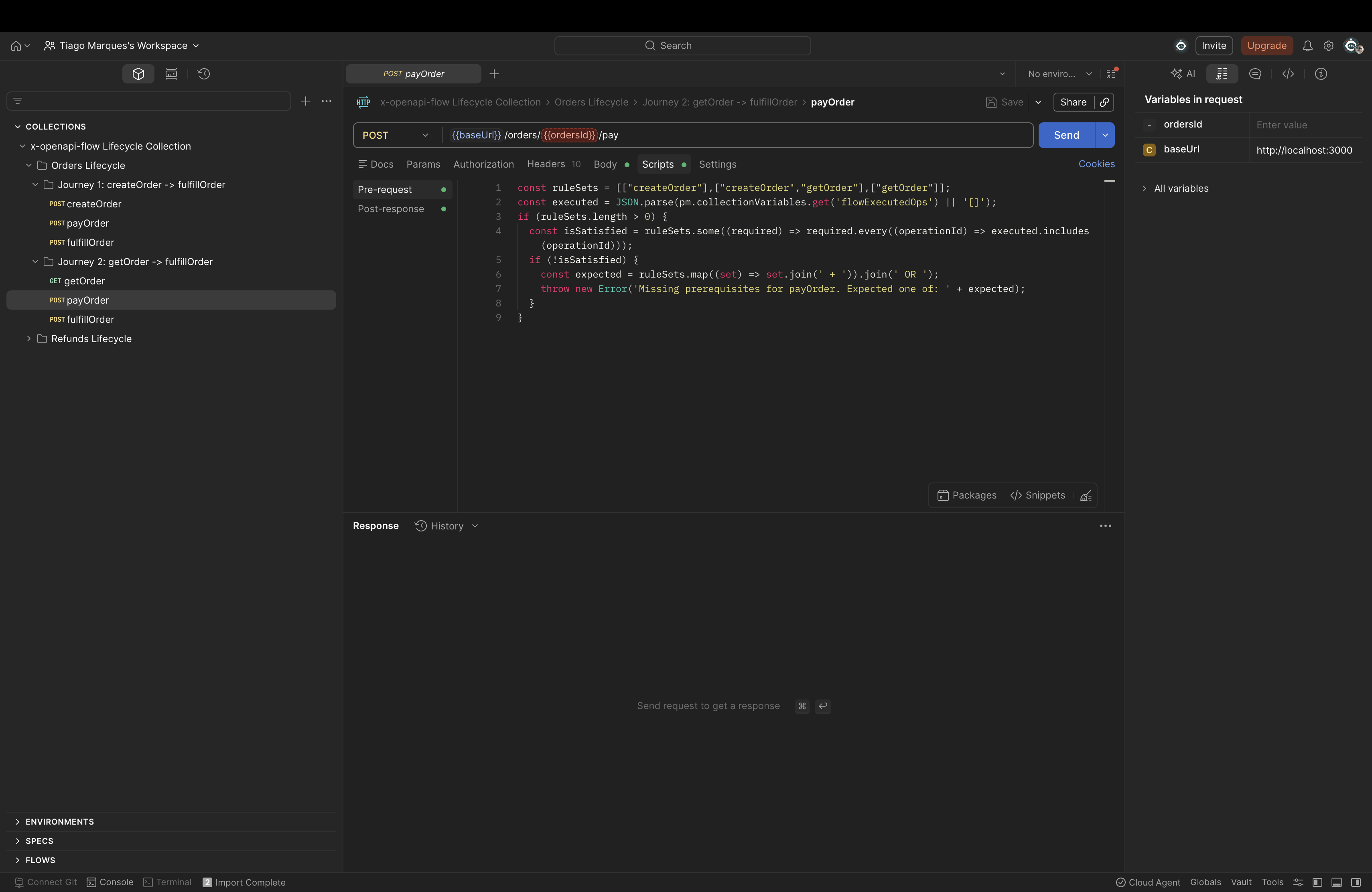 Postman Flow Lifecycle 2