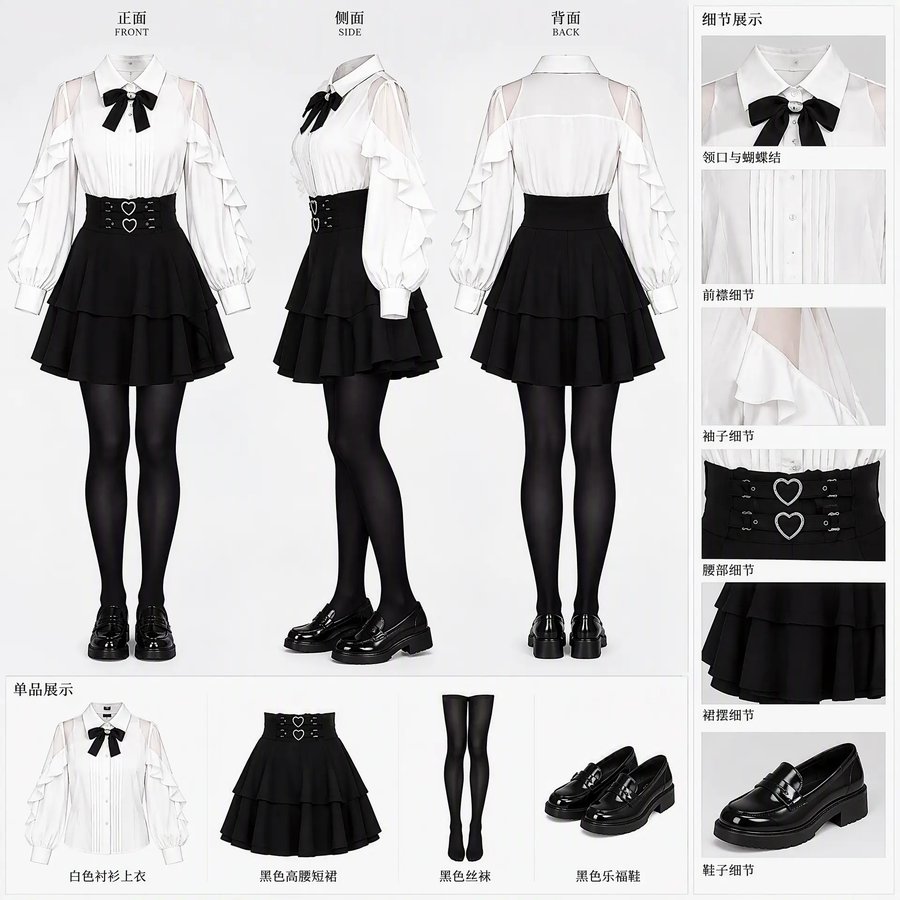 服装设计稿示例