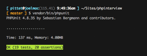 PHPUnit Pass