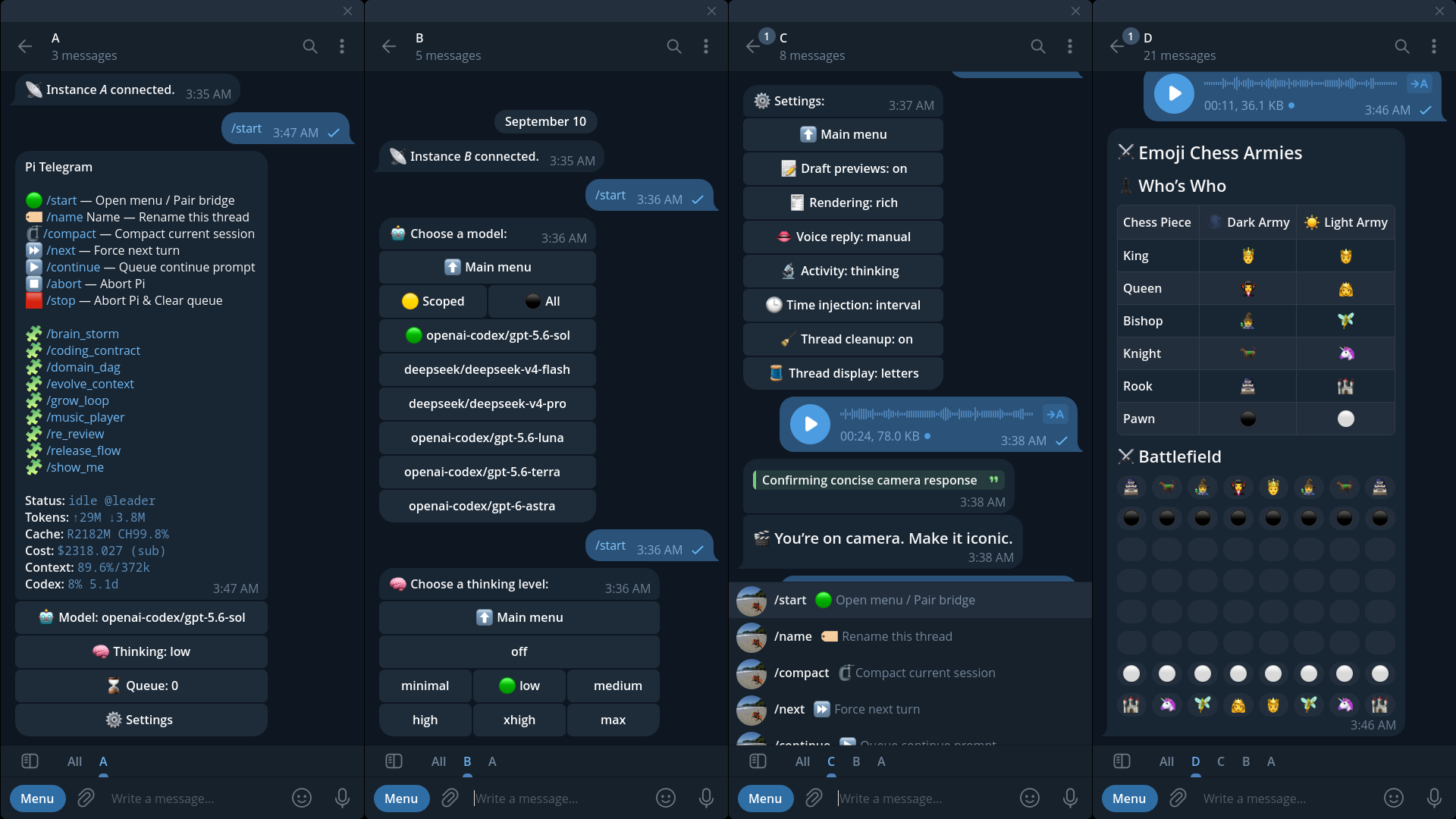 omp-telegram screenshot