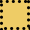 A yellow square with a dotted outline.