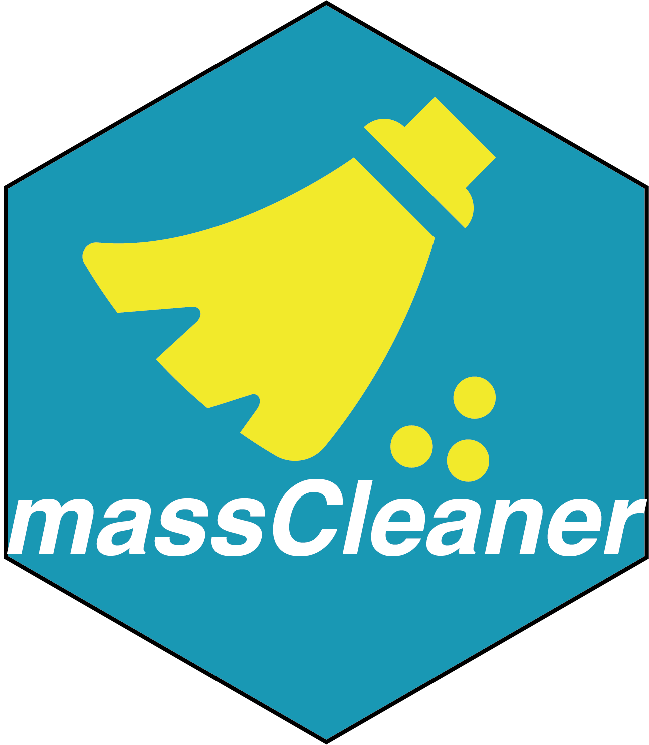 masscleaner hex sticker