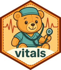 vitals hex sticker