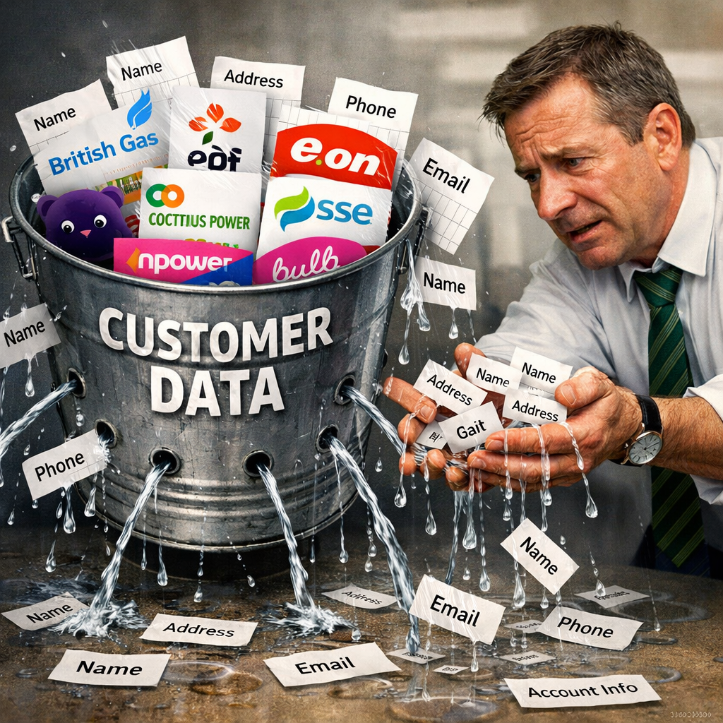 Energy suppliers losing customer data and revenue through churn — the £150 problem