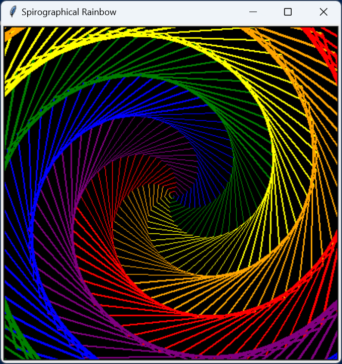 Spirographical Rainbow