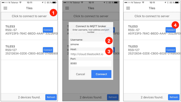 Tiles Connect App