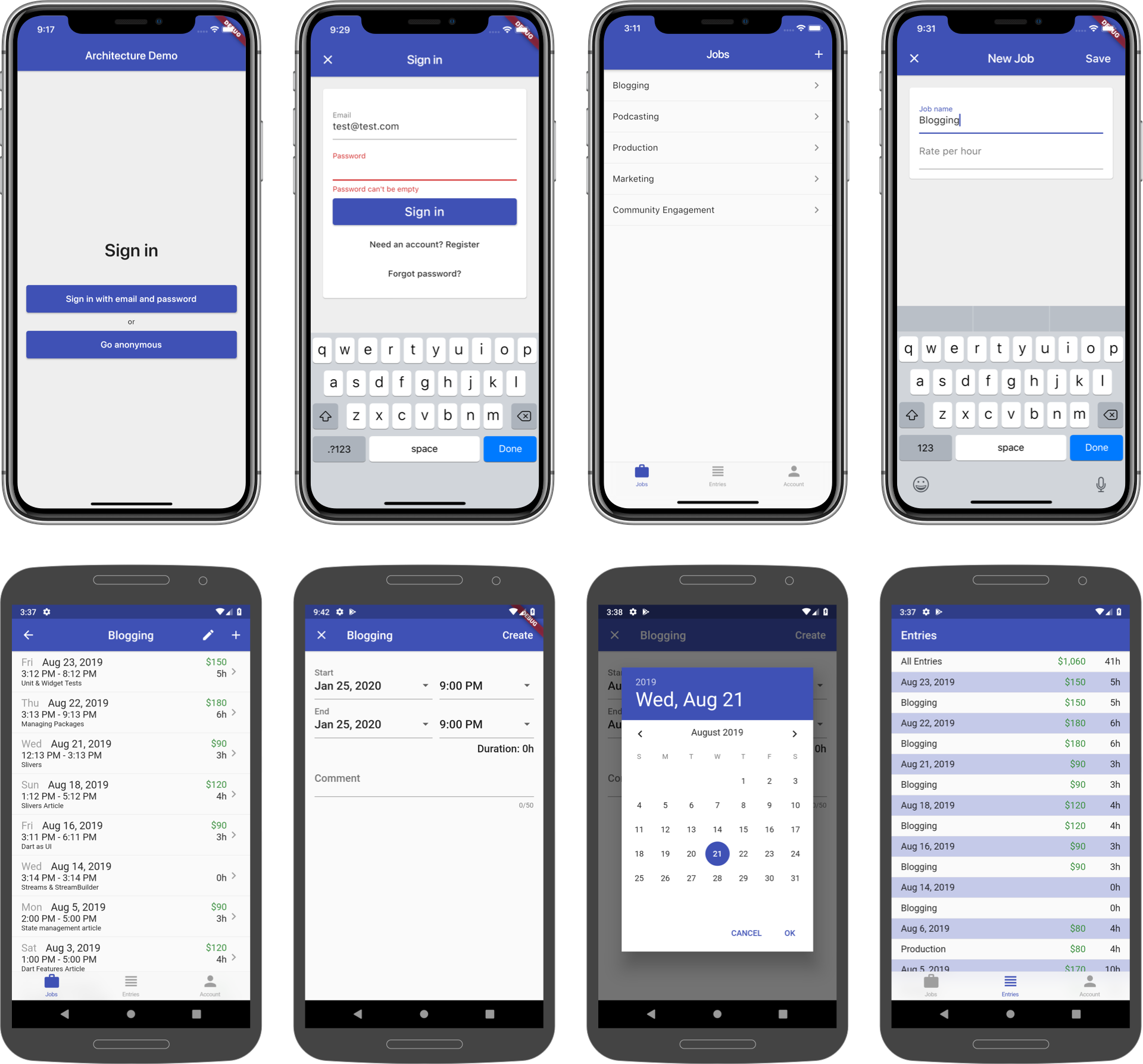 أداة تتبع الوقت والإنتاجية (Time Tracking App)