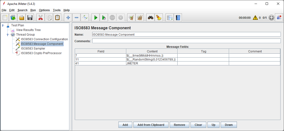 ISO8583 Message Component