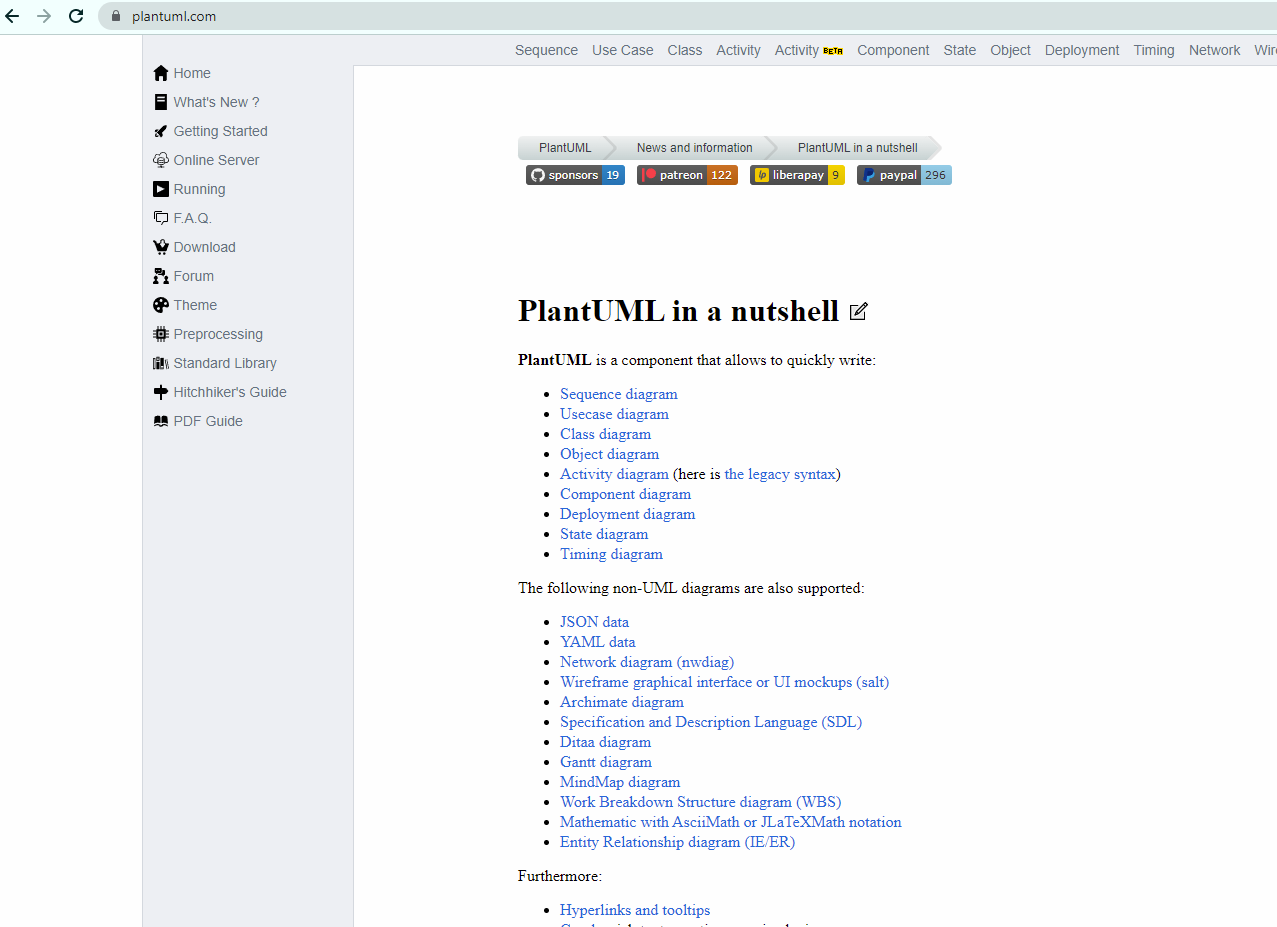 plantuml home page