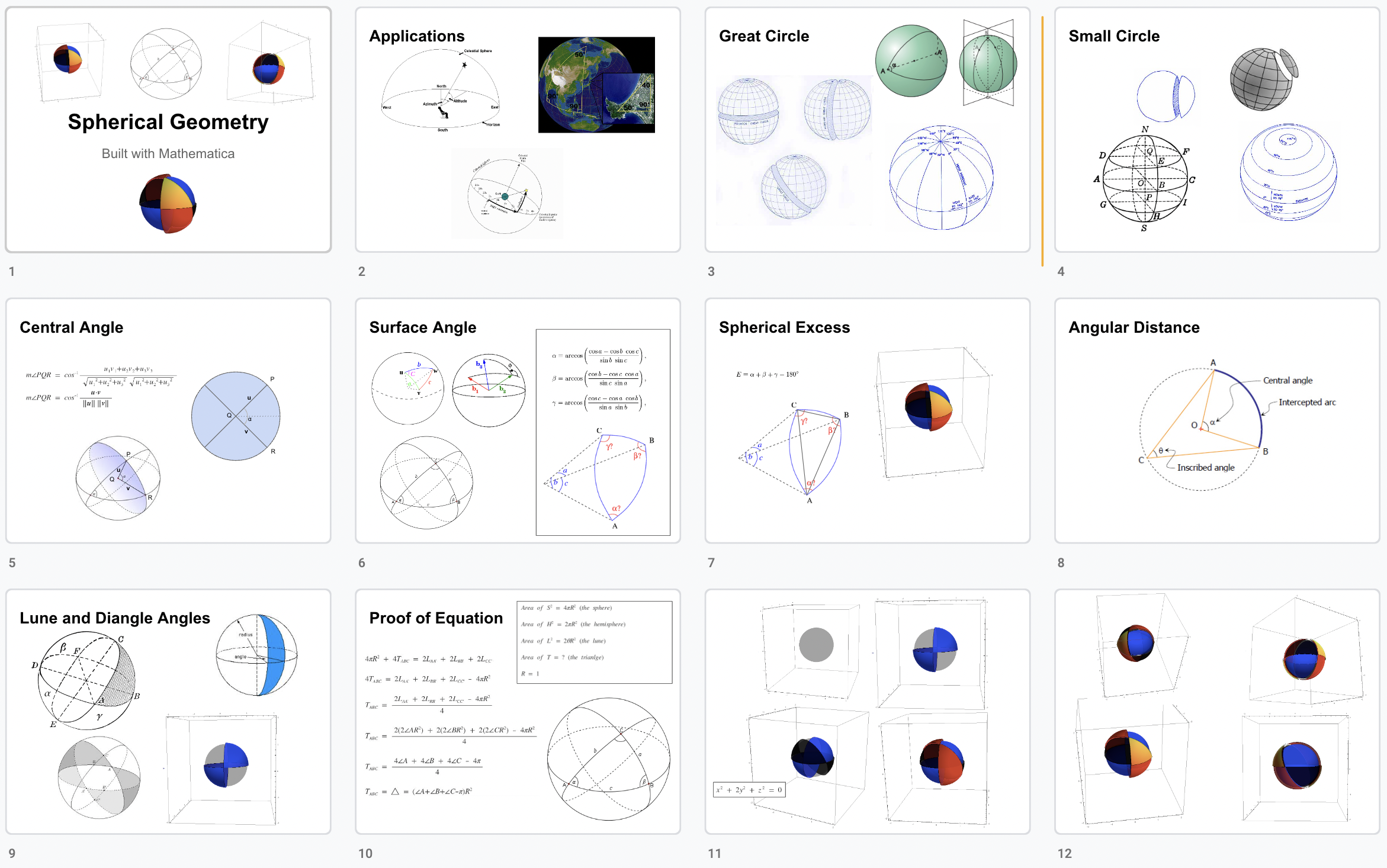 spherical geometry