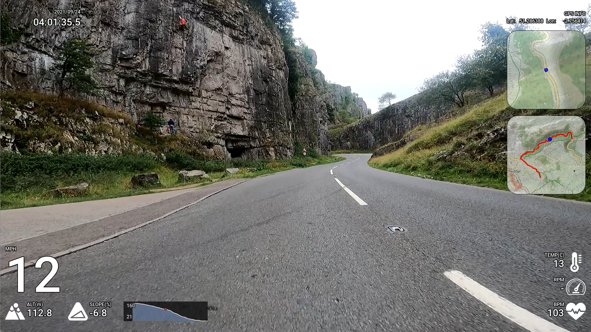 Example - Chedder Gorge