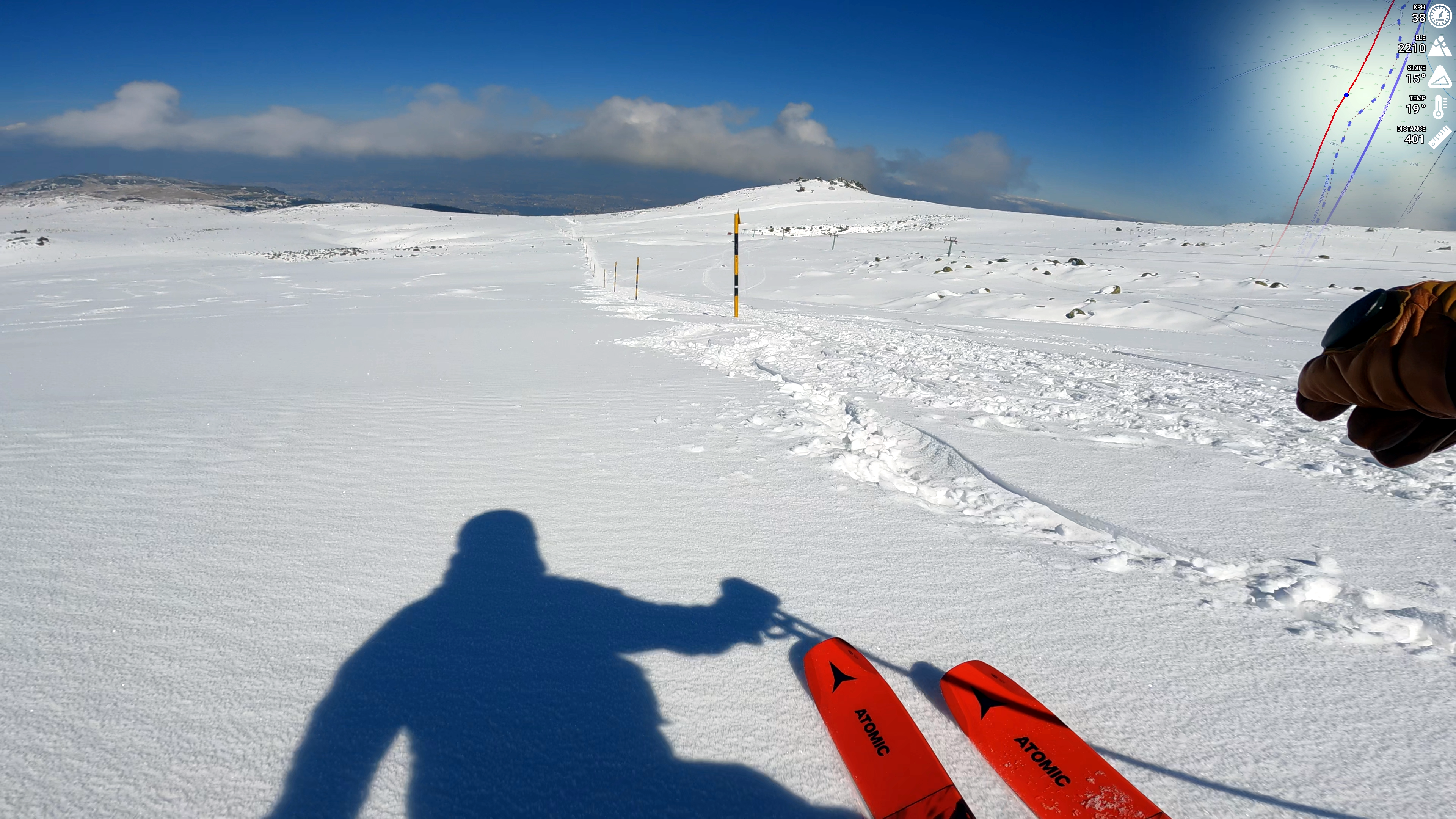 Example - Skiing First Person
