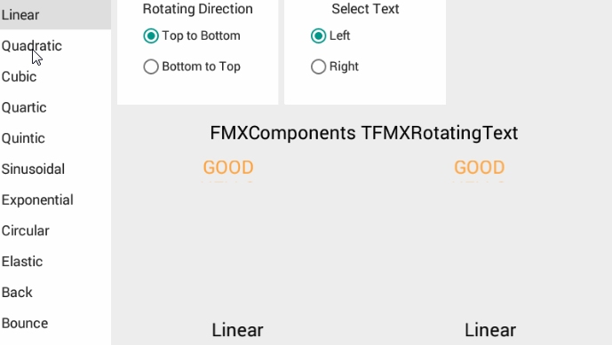 FMXRotatingText