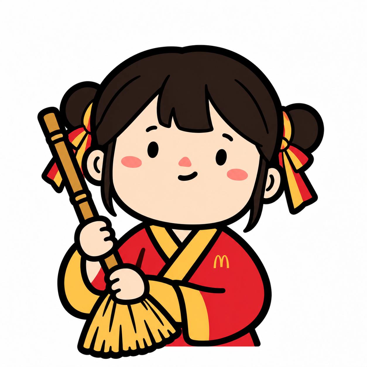 女性扫地侠
