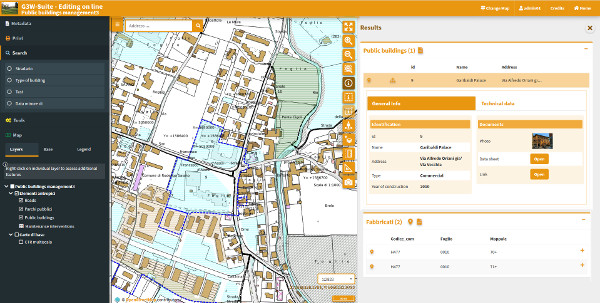 Webgis GUI