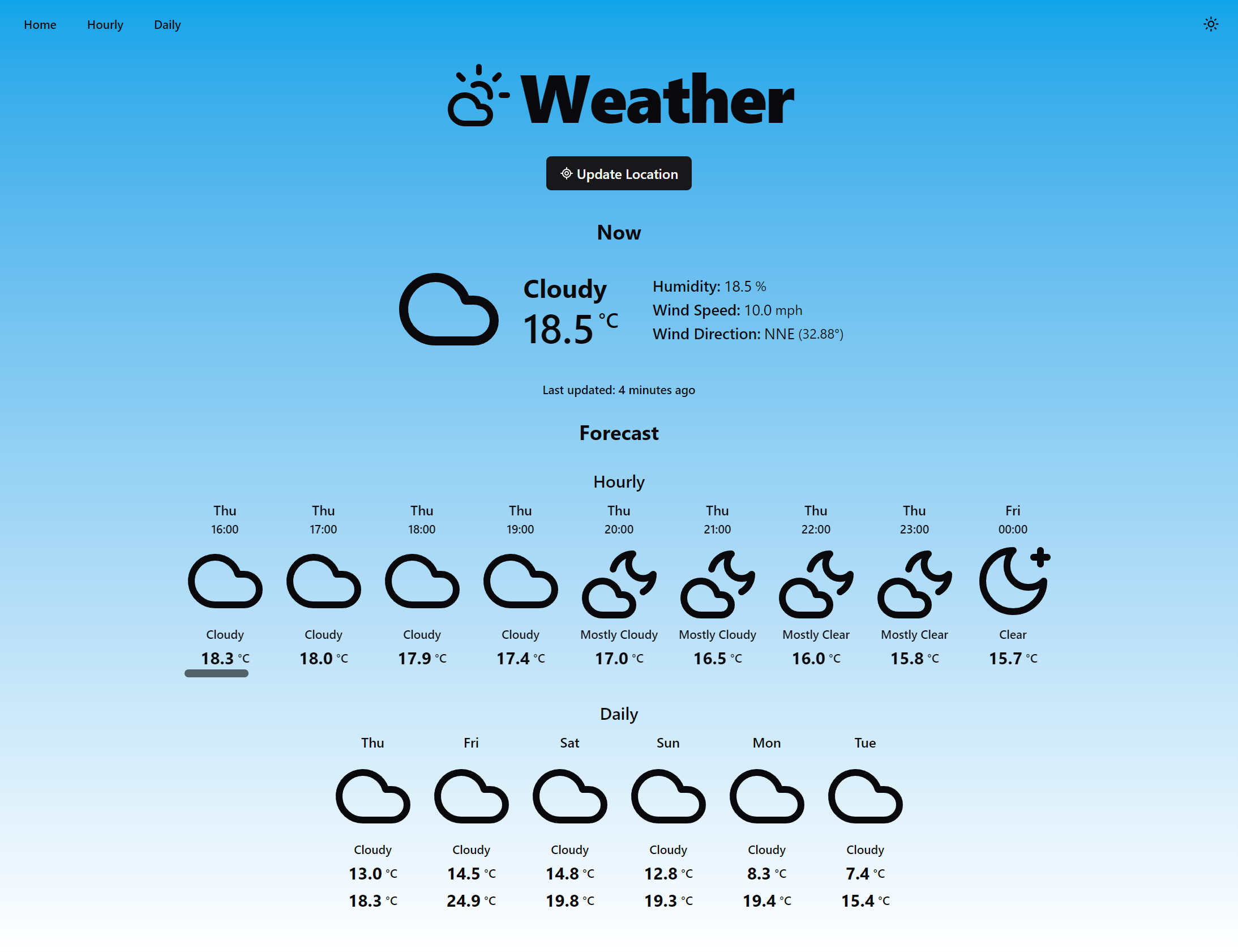 Current Weather (Light)