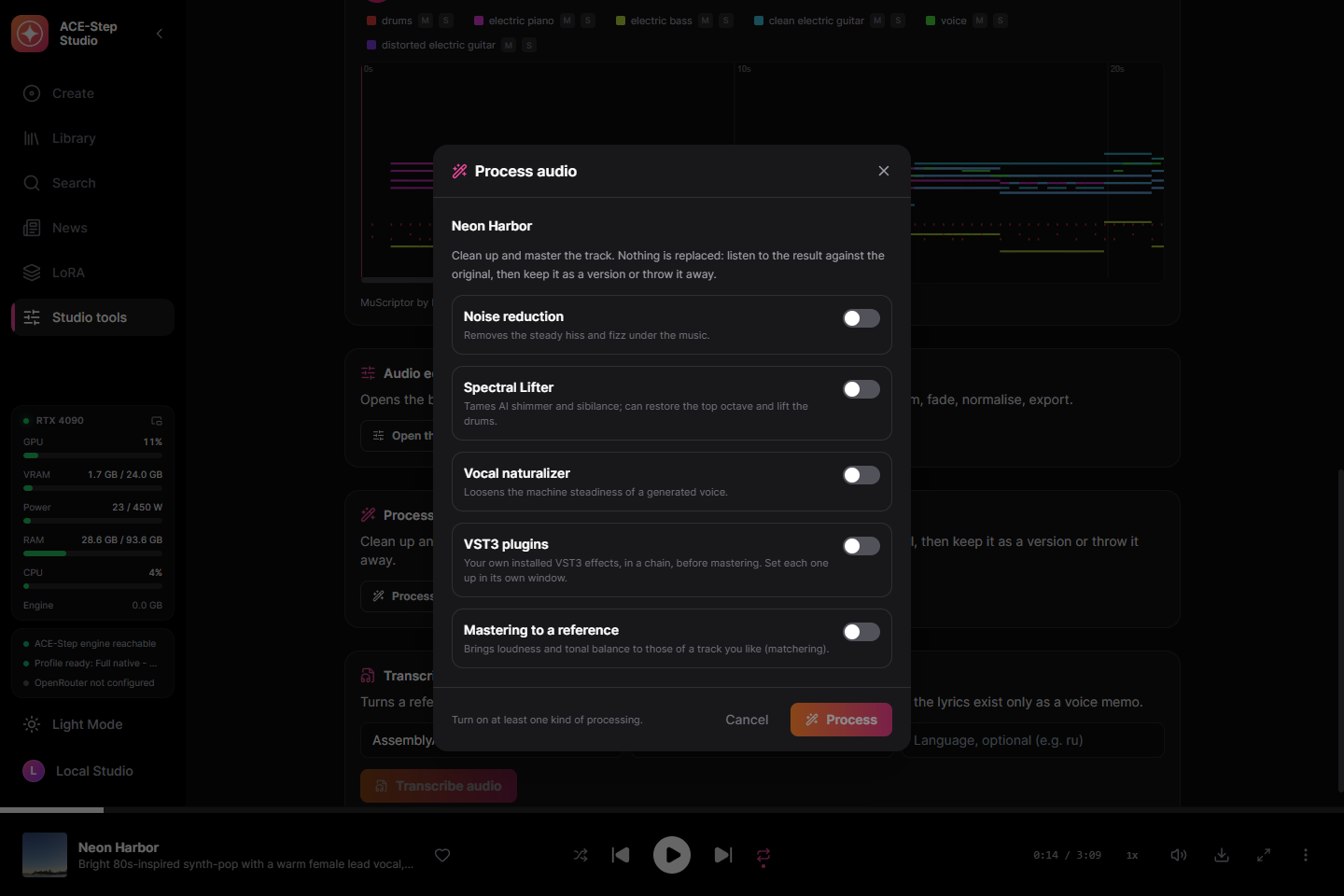 Audio processing