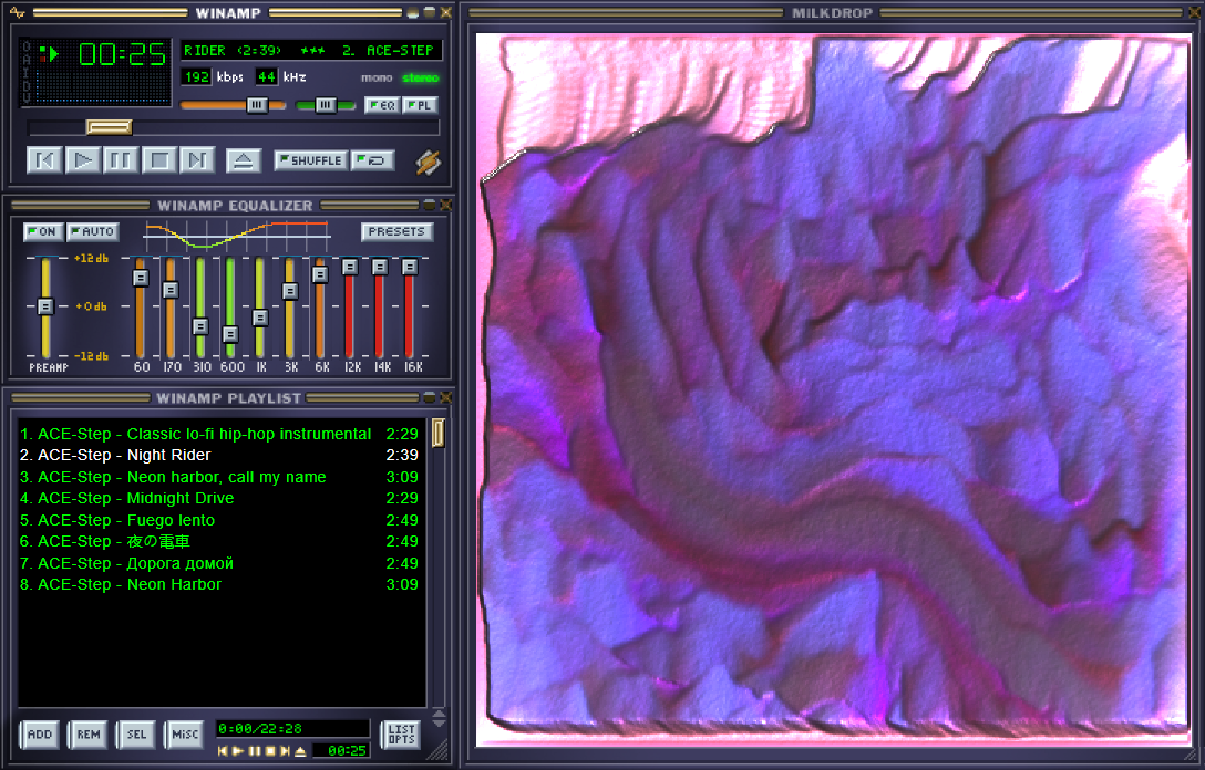 The Winamp mode