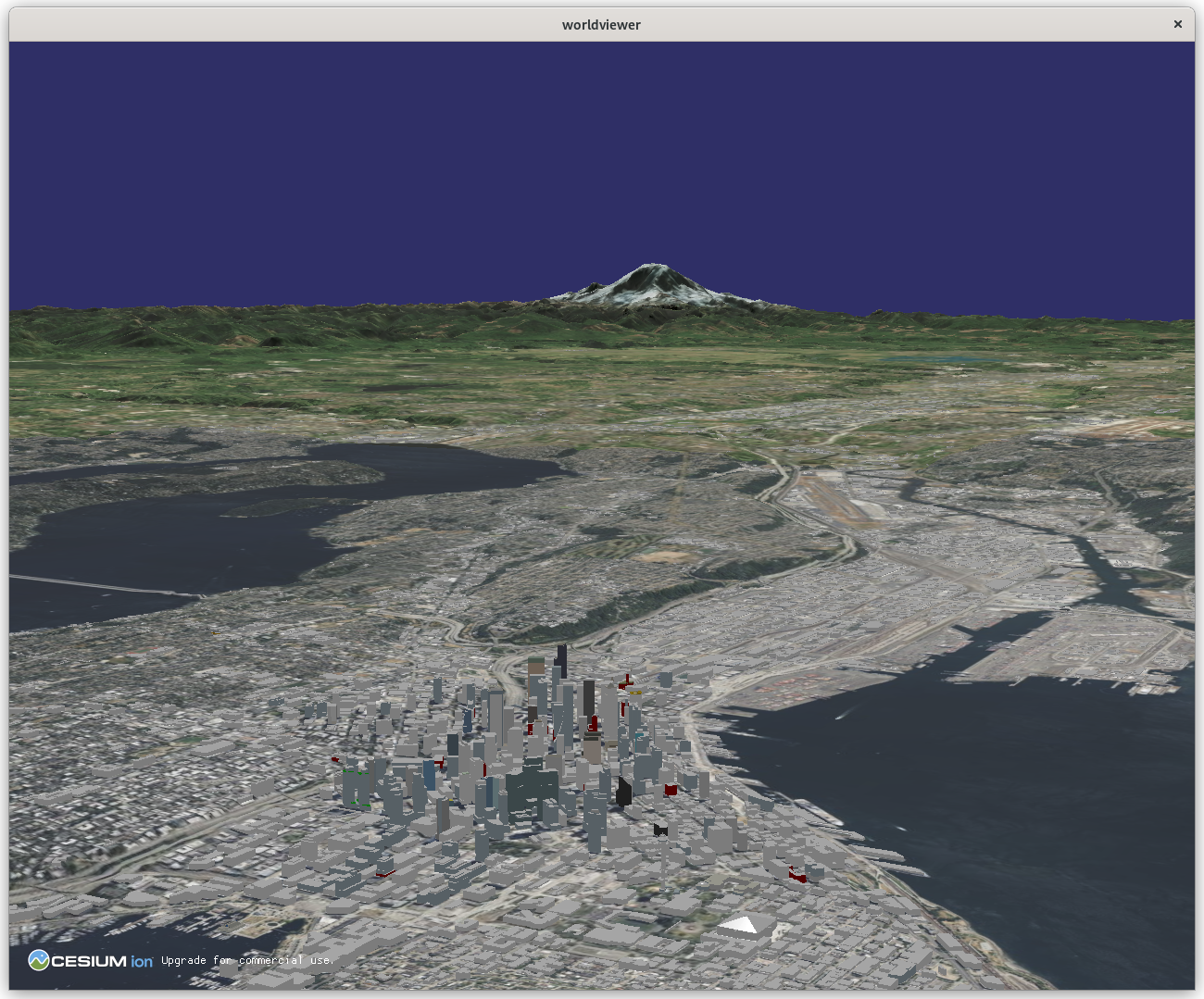 Seattle with OSM buildings