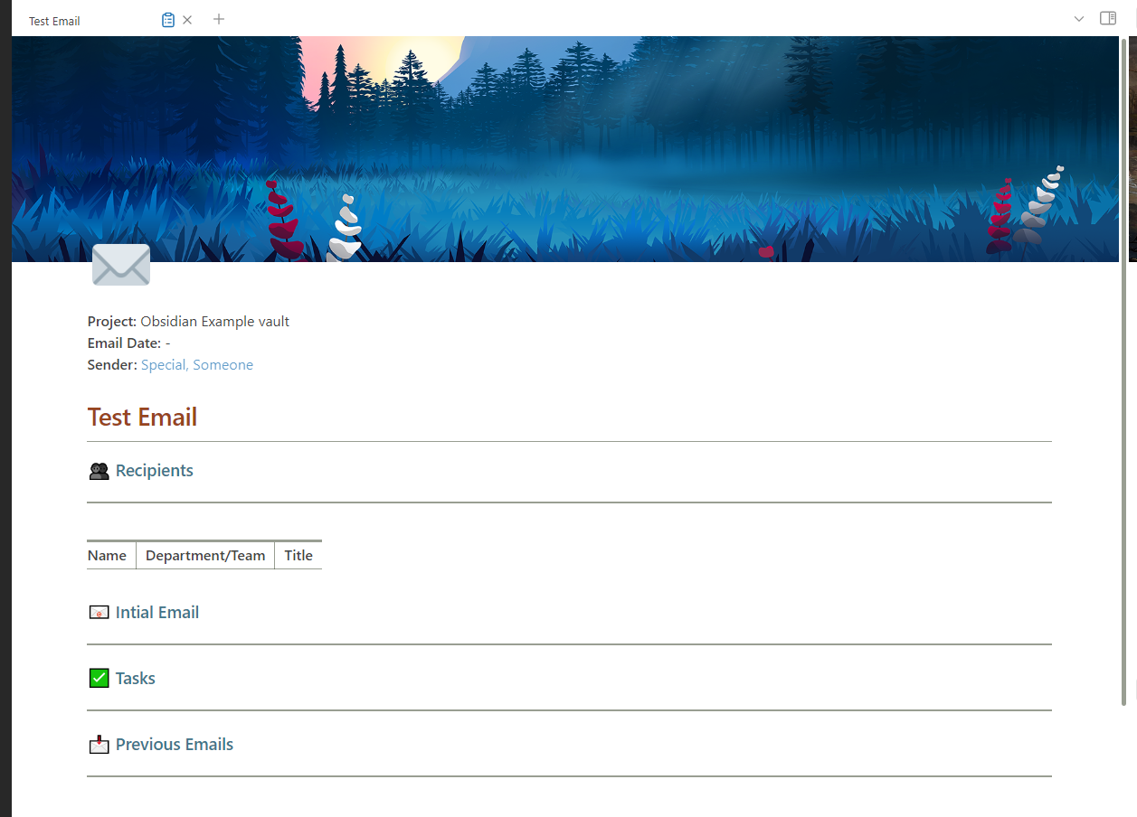 Email Note