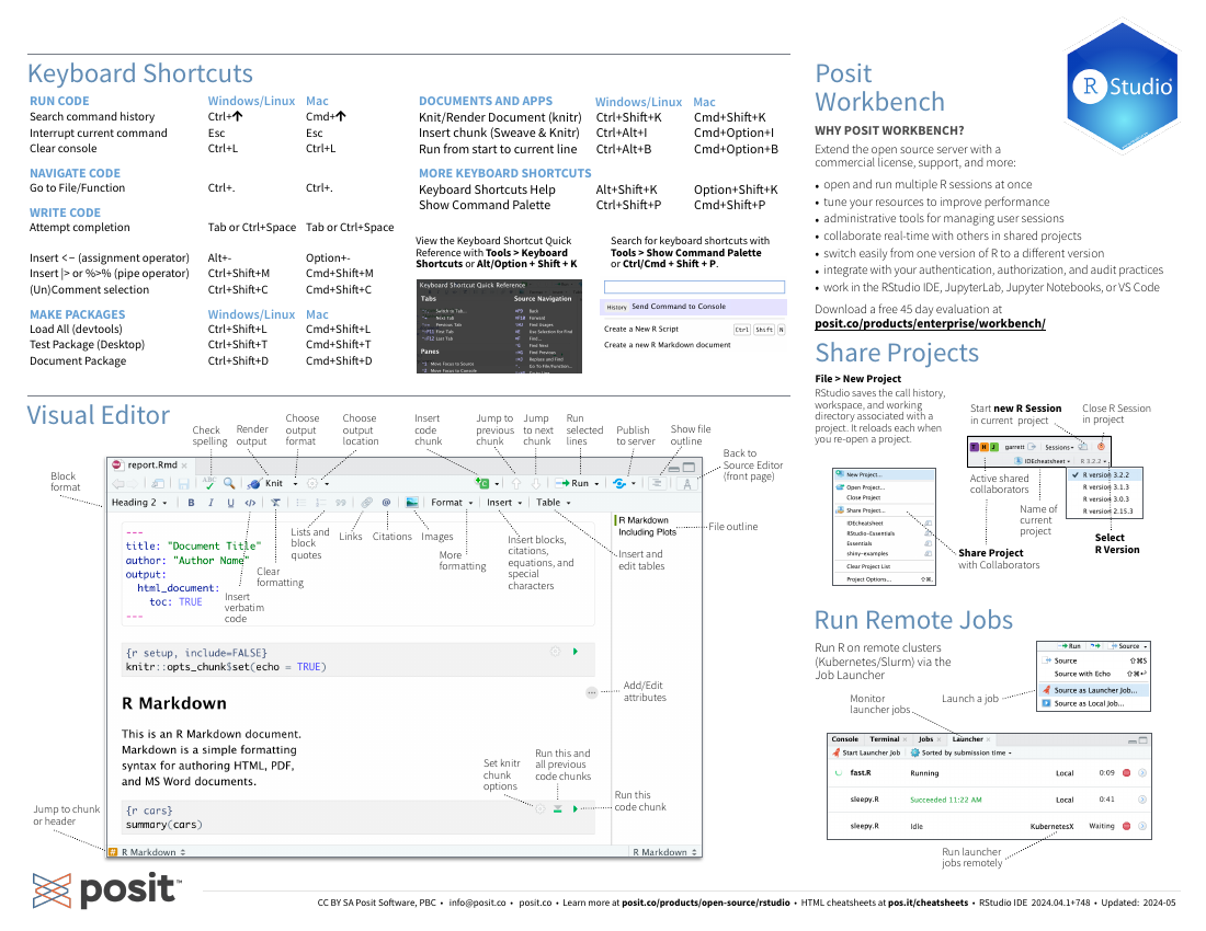 rstudio interface