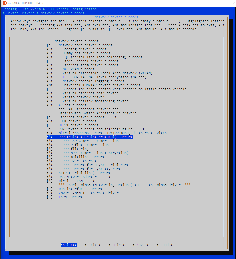 Point-to-Point Protocol Selected in Kernel