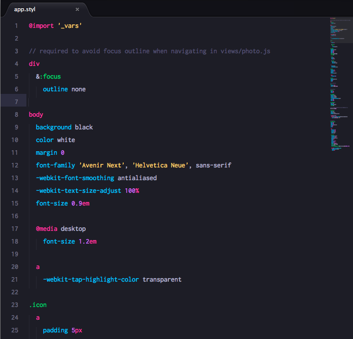 changing sublime text theme changes syntax colors