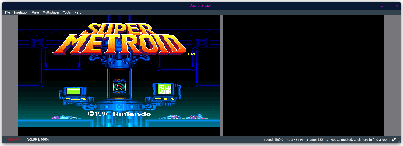 Tela inicial do projeto Super Metroid 3DS exibida na documentação oficial