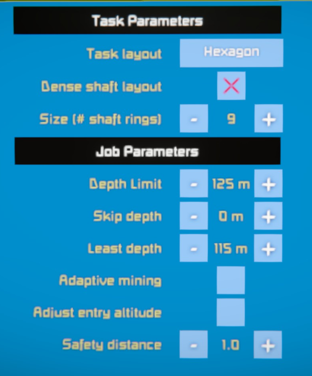 job and task GUI