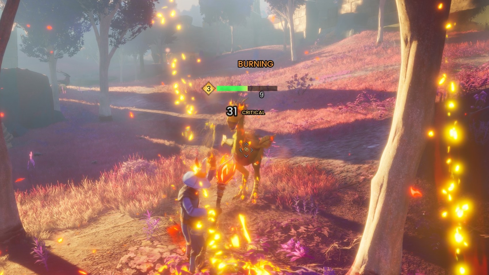 Combat text, enemy and boss bars