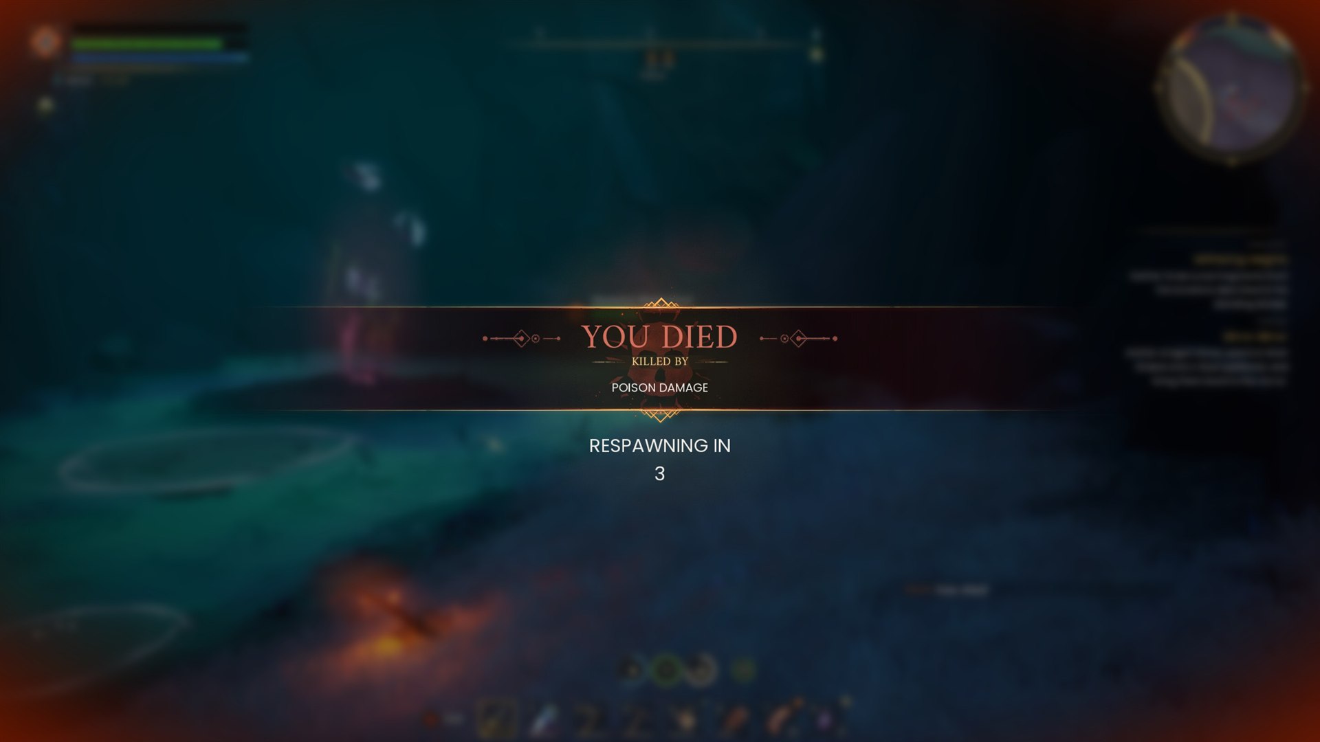Death screen