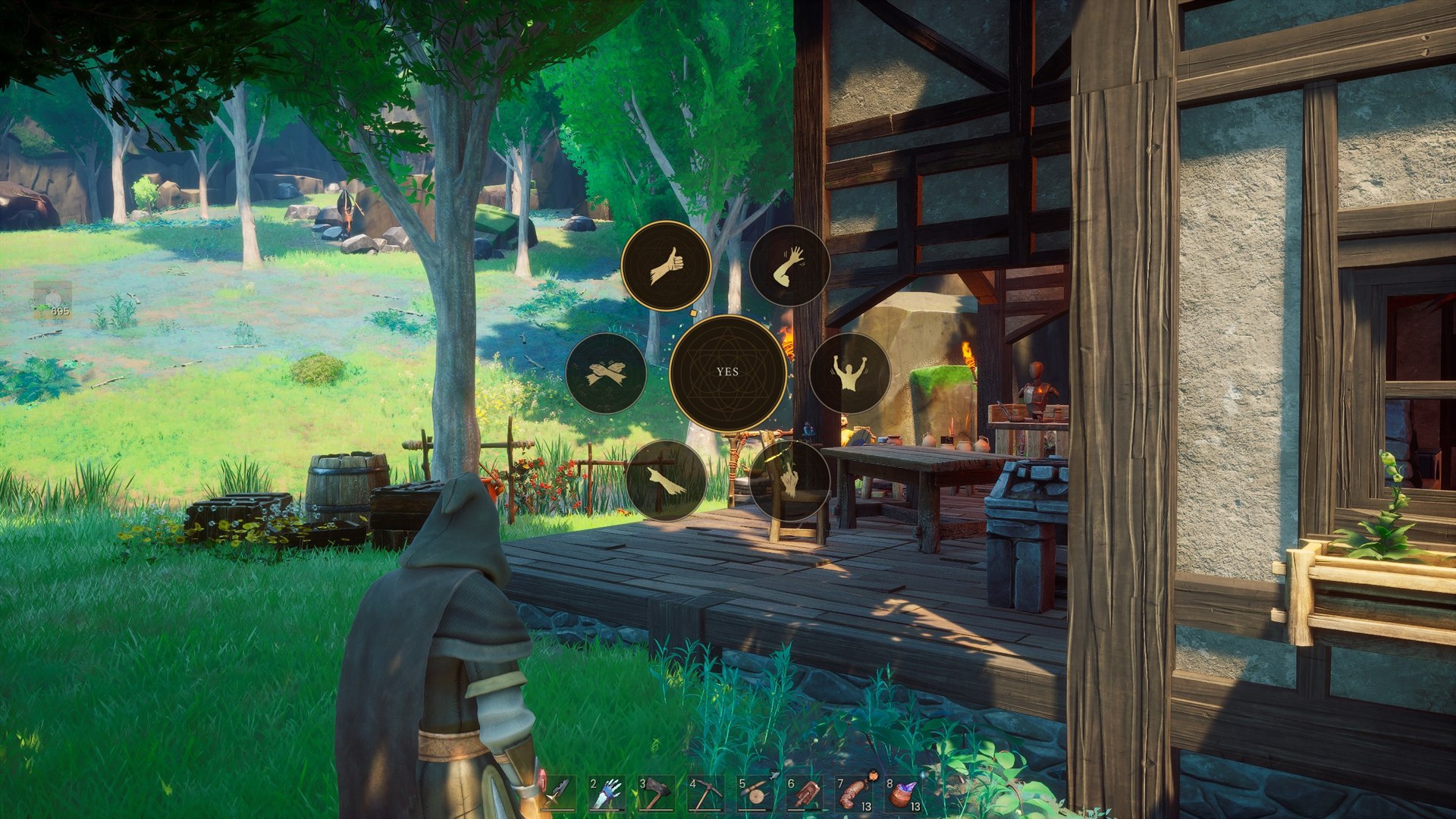 Emote wheel