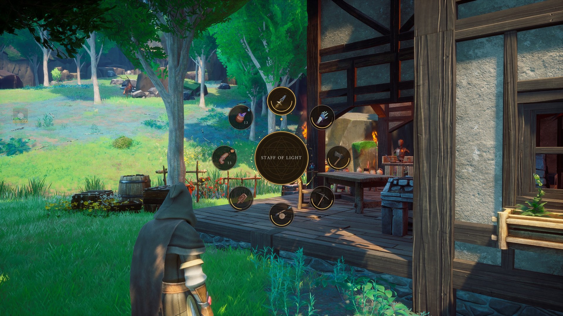 Quick access wheel