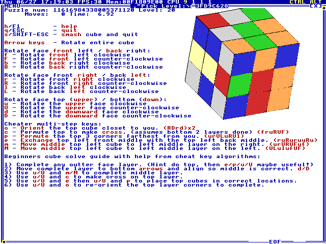 GitHub - tinkeros/cube: A Rubik's cube clone for TOS