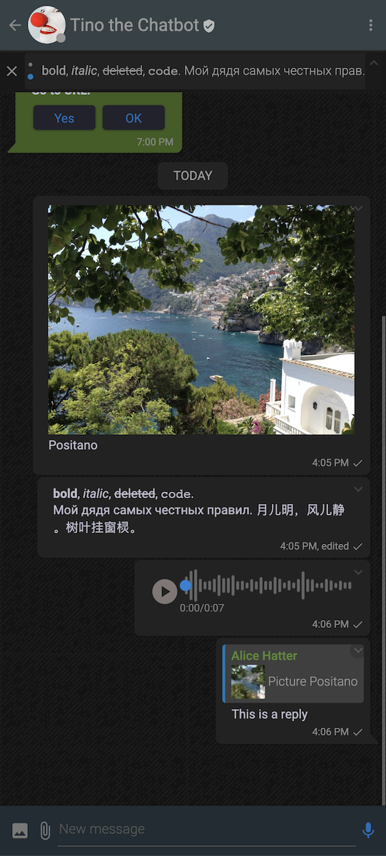 Mobile web: chat dark mode