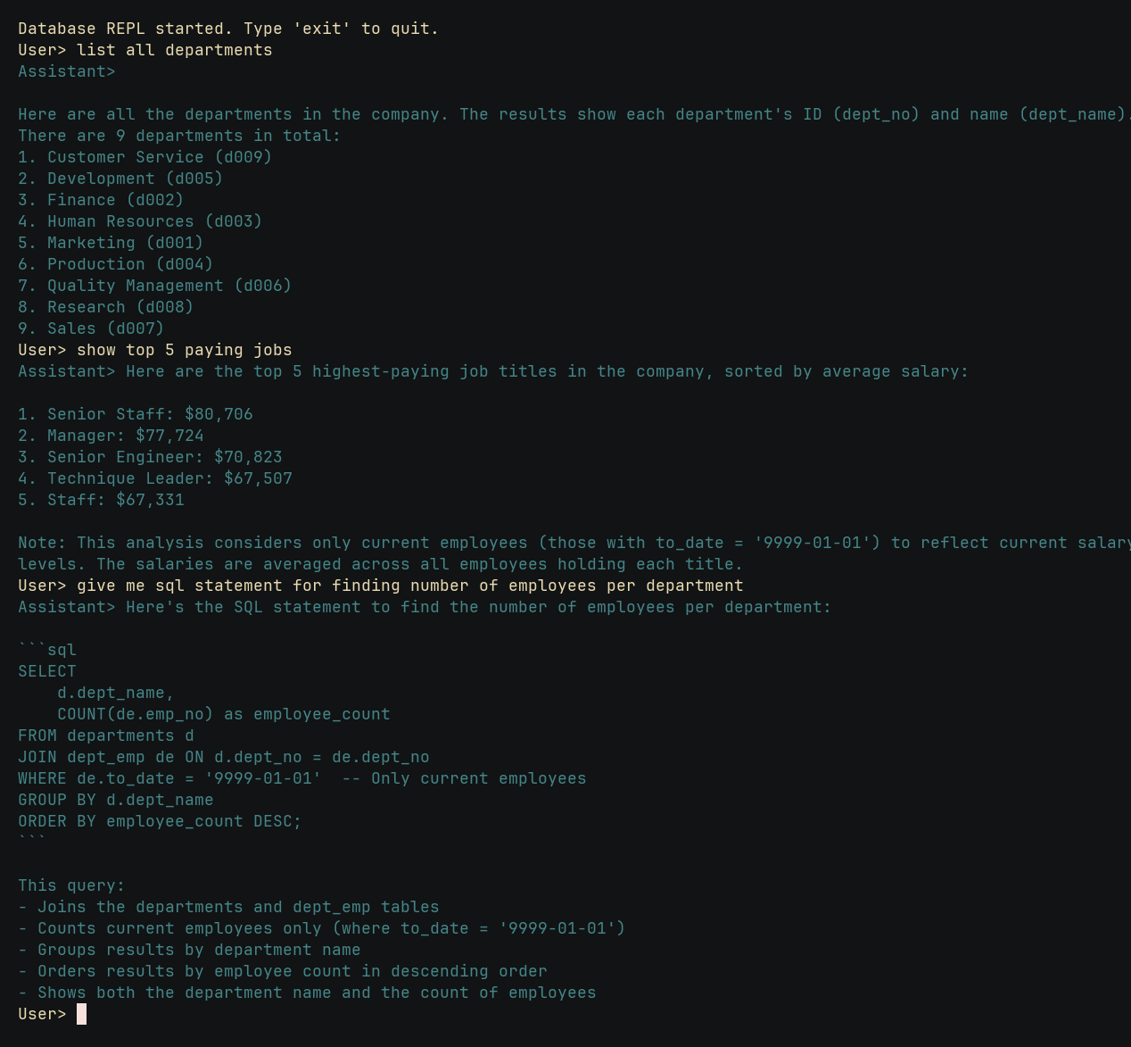terminal example