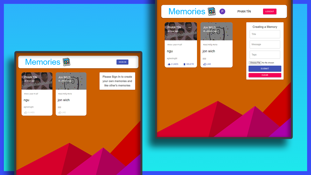 memories-application