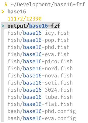 base16-fzf-tomorrow