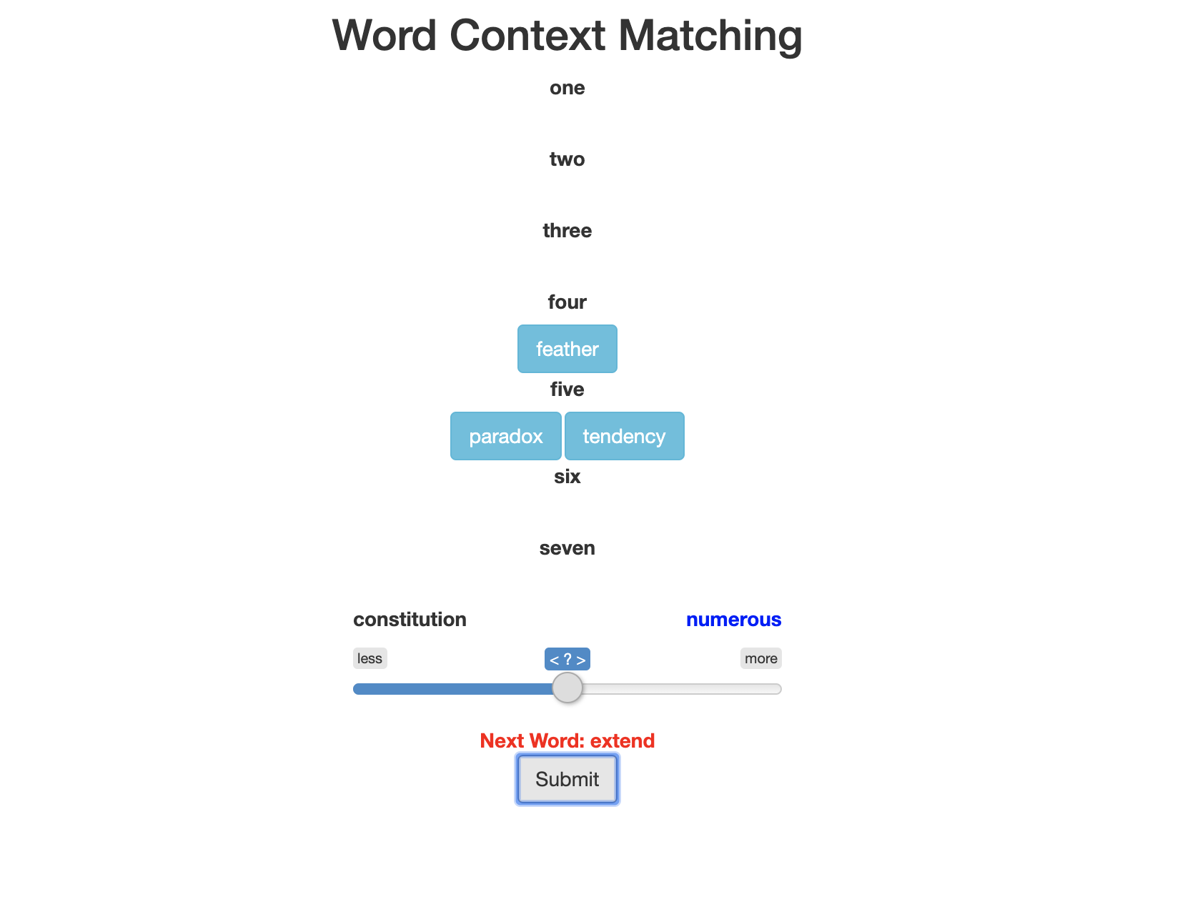 Word Rater GitHub - tintinthong/word-graph: Psychology word-rater UI