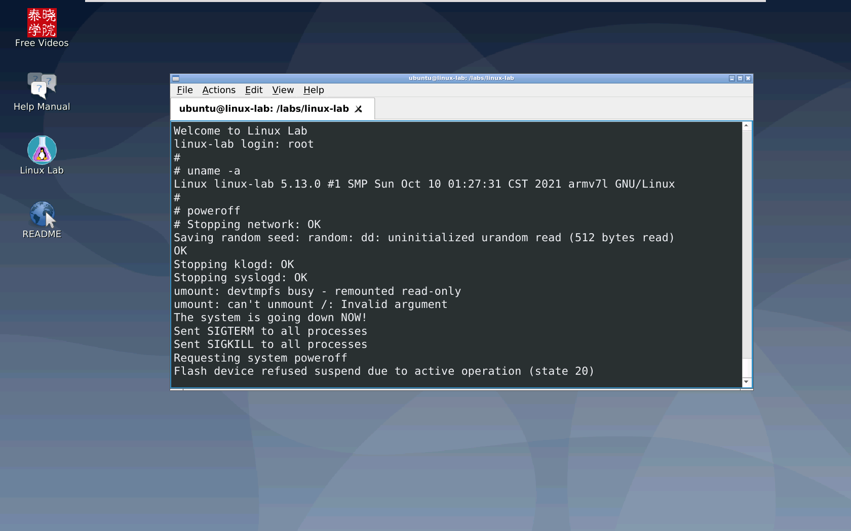 Docker QEMU Linux Lab