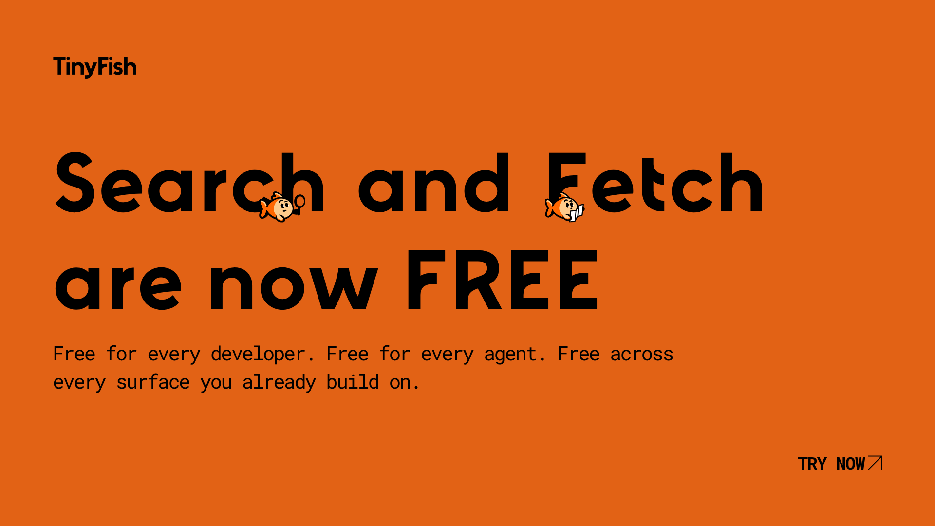 Search and Fetch are now FREE