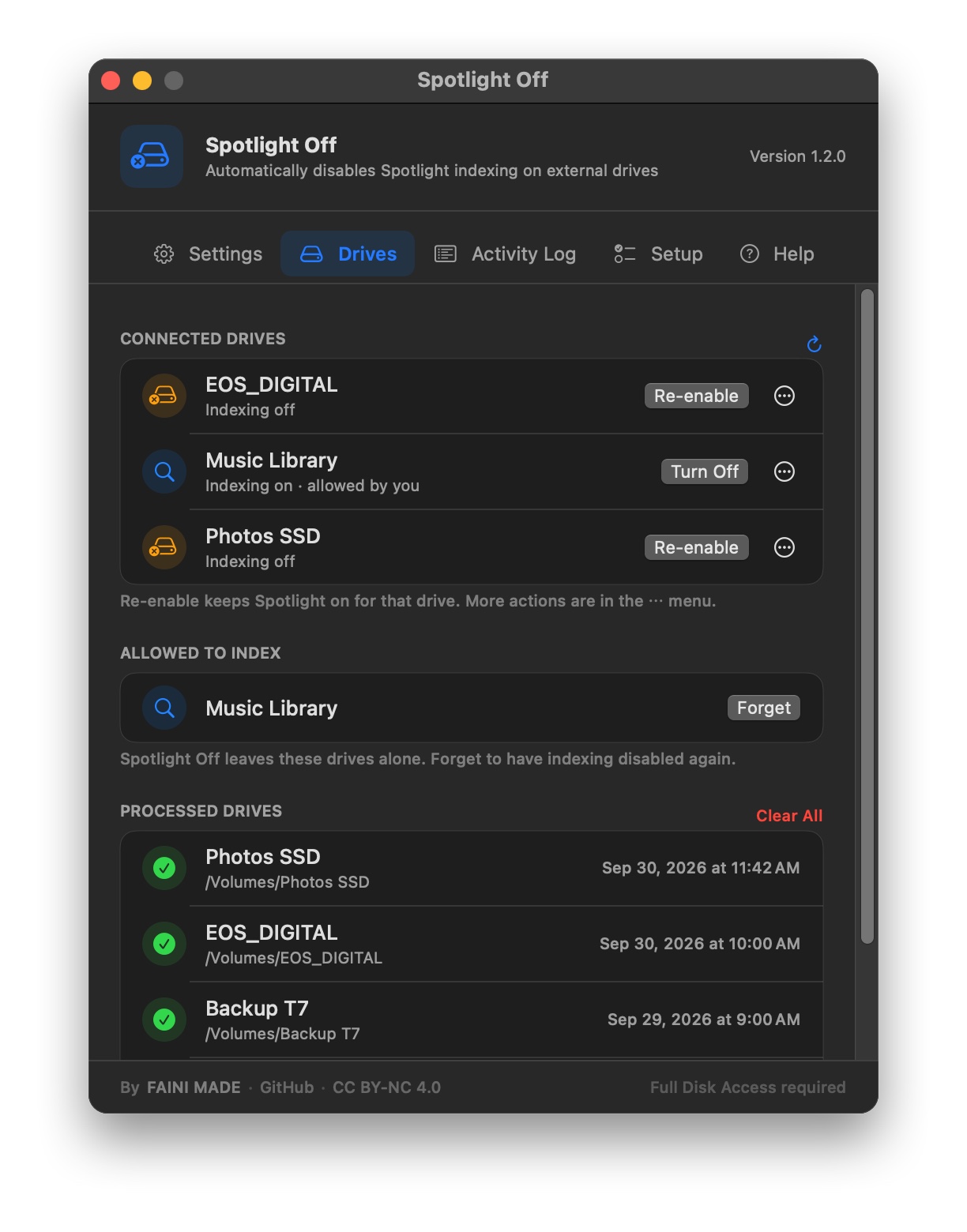 Spotlight Off Screenshot