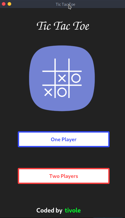 Tic Tac Toe Screenshot