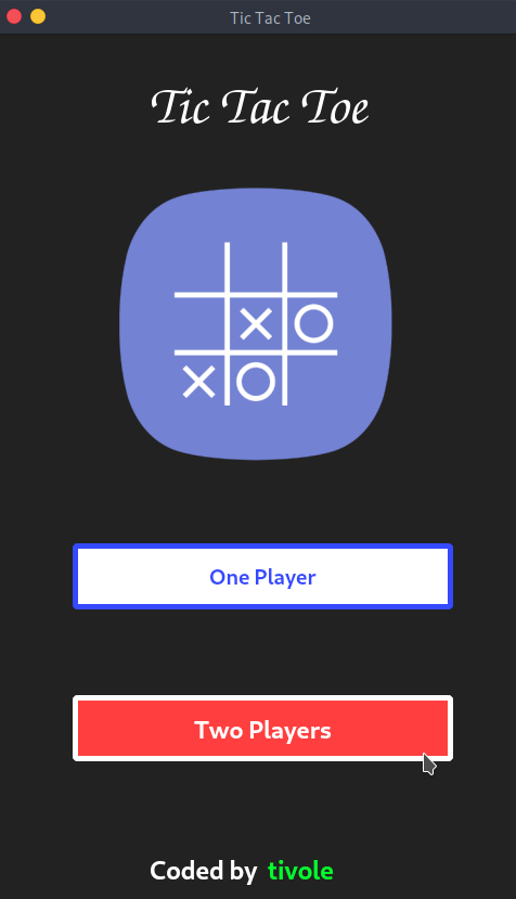 Tic Tac Toe Screenshot