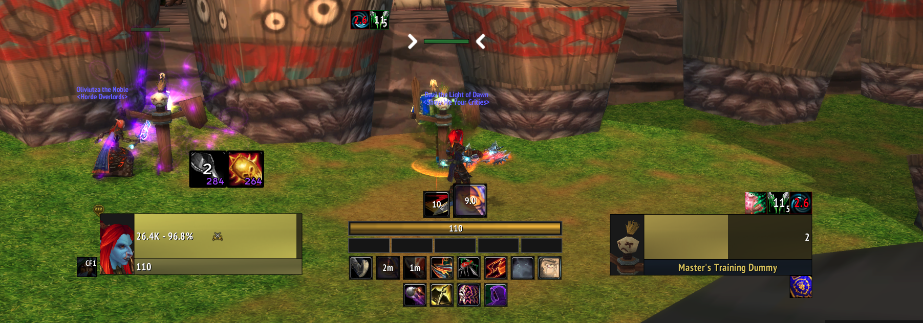 Tracker class HUD running in World of Warcraft 3.3.5a
